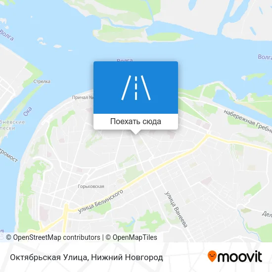 Карта Октябрьская Улица