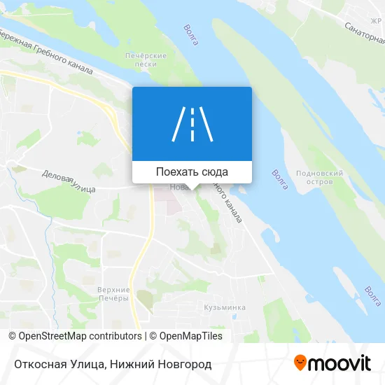 Карта Откосная Улица