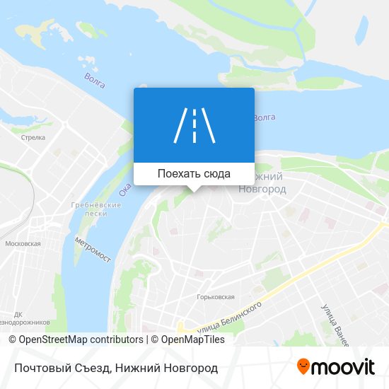 Карта Почтовый Съезд
