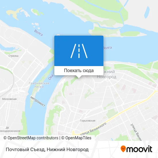 Карта Почтовый Съезд