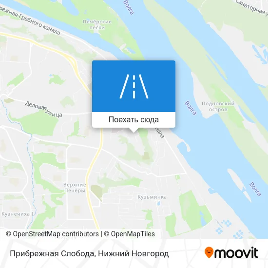 Карта Прибрежная Слобода