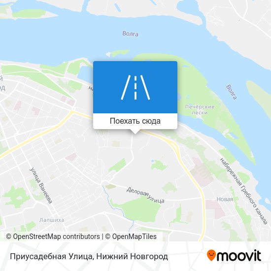 Карта Приусадебная Улица