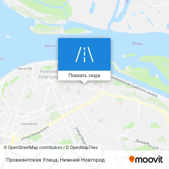 Карта Провиантская Улица