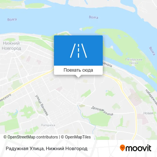 Карта Радужная Улица