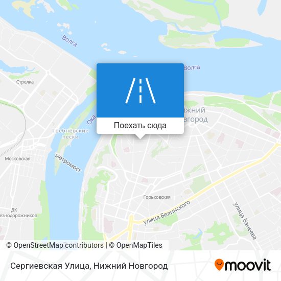Карта Сергиевская Улица