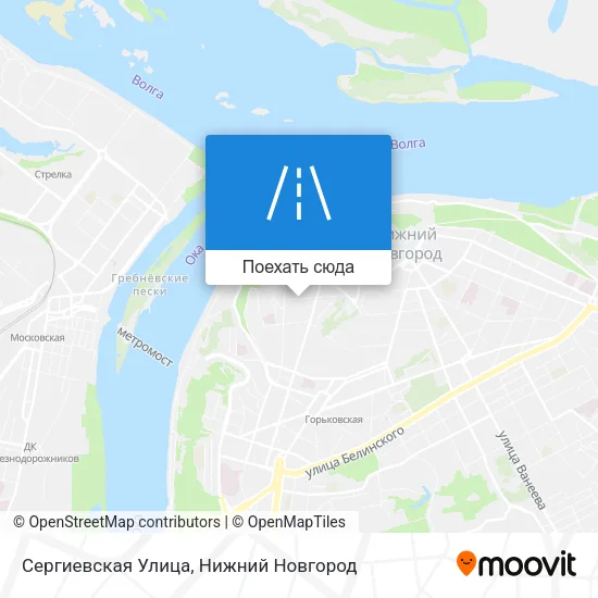 Карта Сергиевская Улица