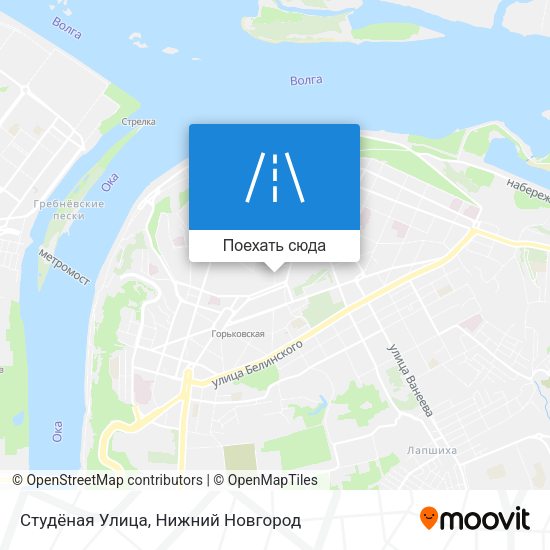 Карта Студёная Улица