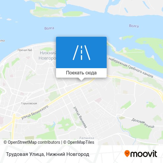 Карта Трудовая Улица