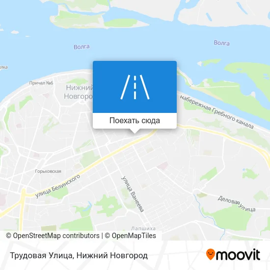 Карта Трудовая Улица