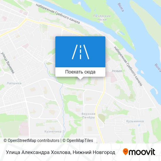Карта Улица Александра Хохлова