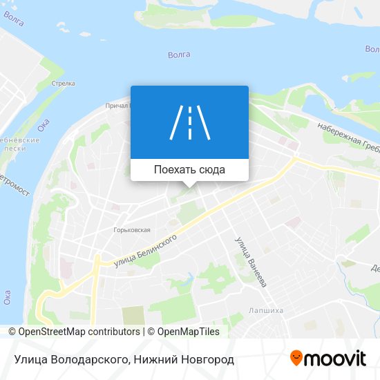 Карта Улица Володарского