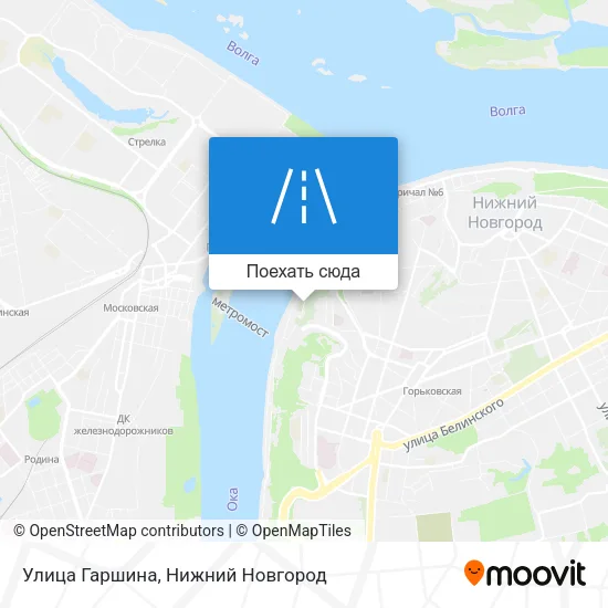 Карта Улица Гаршина
