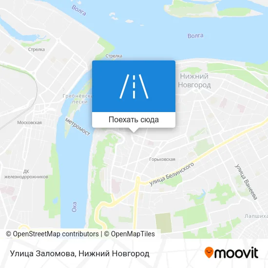 Карта Улица Заломова