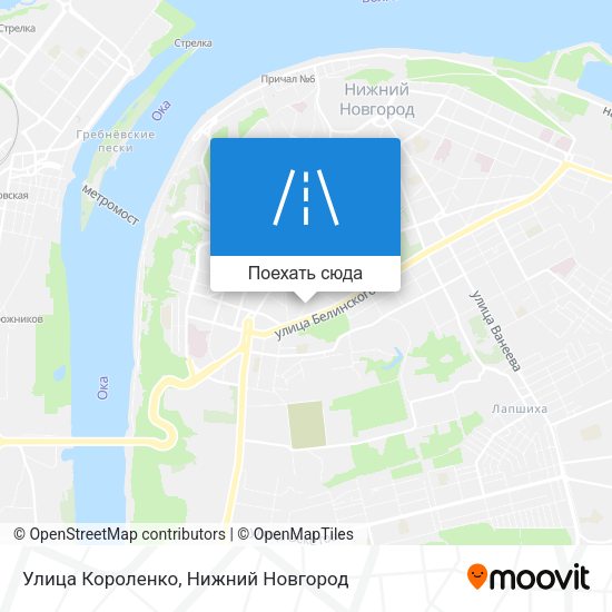 Карта Улица Короленко
