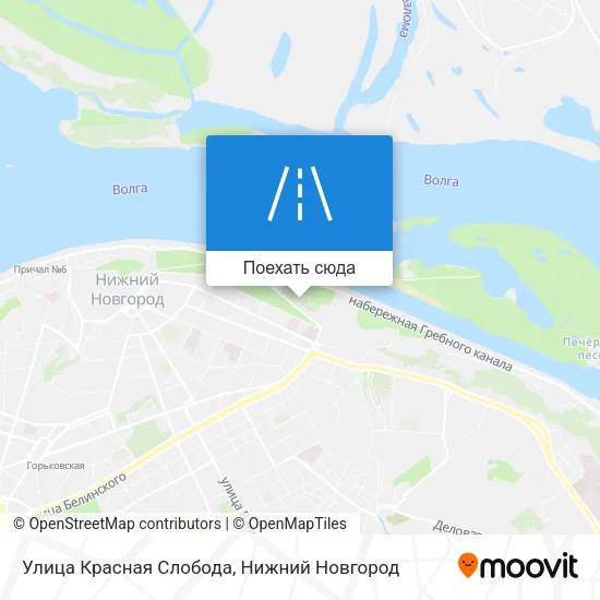 Карта Улица Красная Слобода