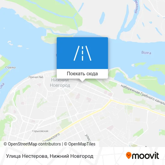 Карта Улица Нестерова