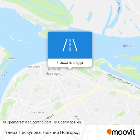Карта Улица Пискунова