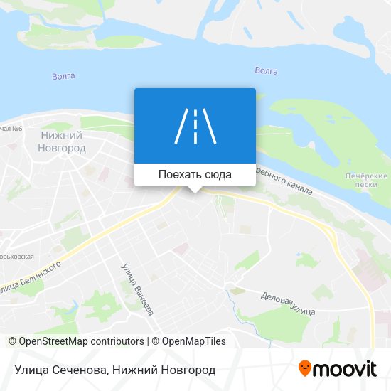 Карта Улица Сеченова