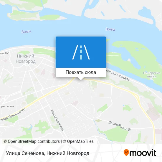 Карта Улица Сеченова
