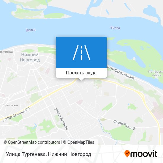 Карта Улица Тургенева