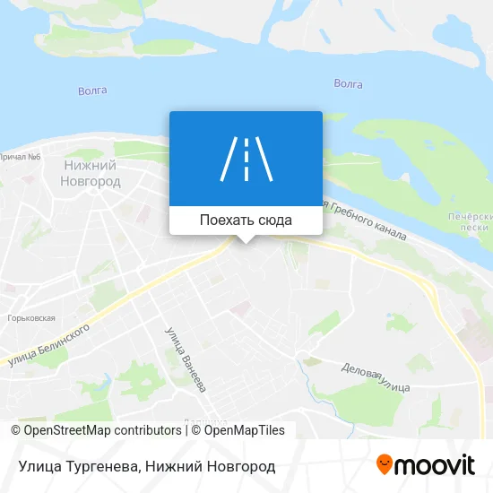 Карта Улица Тургенева