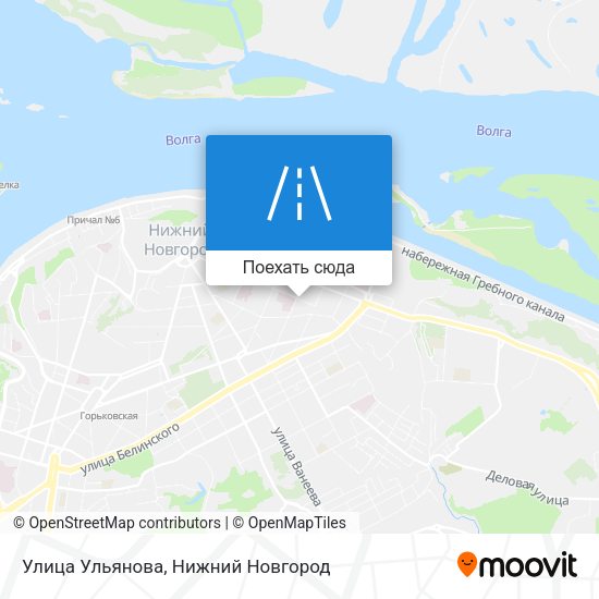 Карта Улица Ульянова