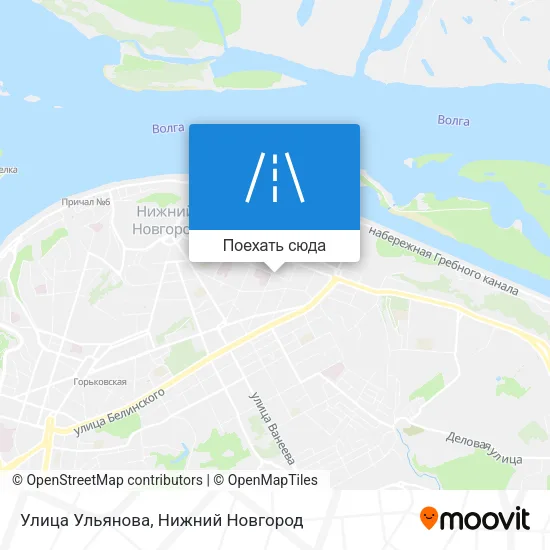 Карта Улица Ульянова
