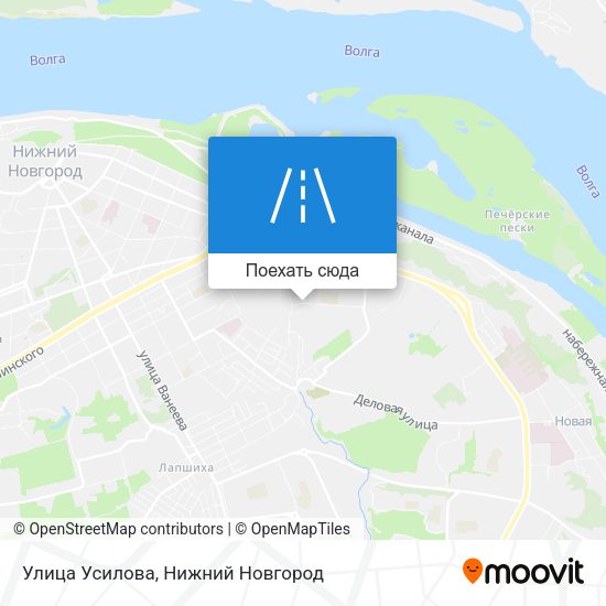 Карта Улица Усилова