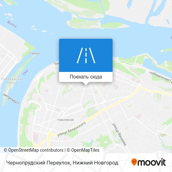 Карта Чернопрудский Переулок