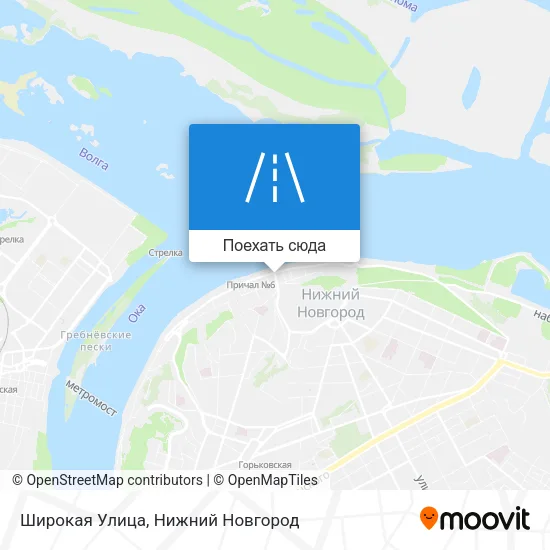 Карта Широкая Улица