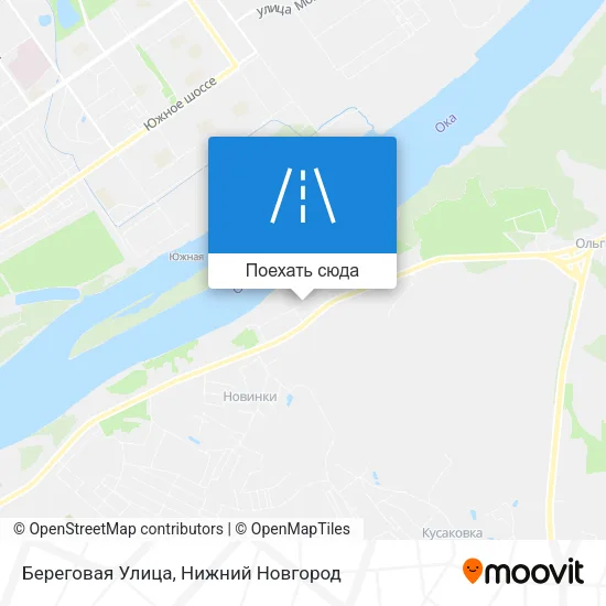 Карта Береговая Улица