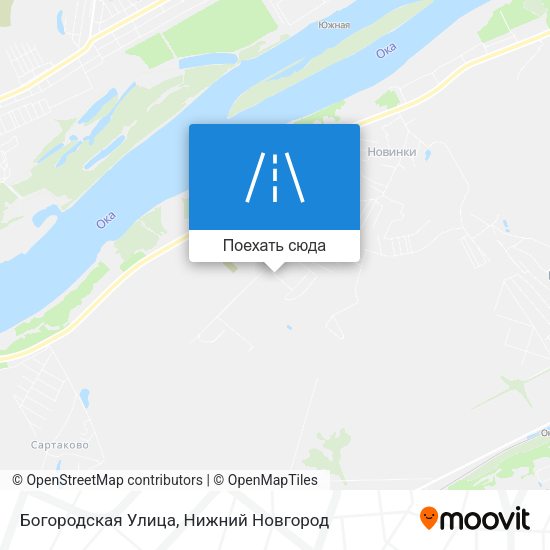 Карта Богородская Улица