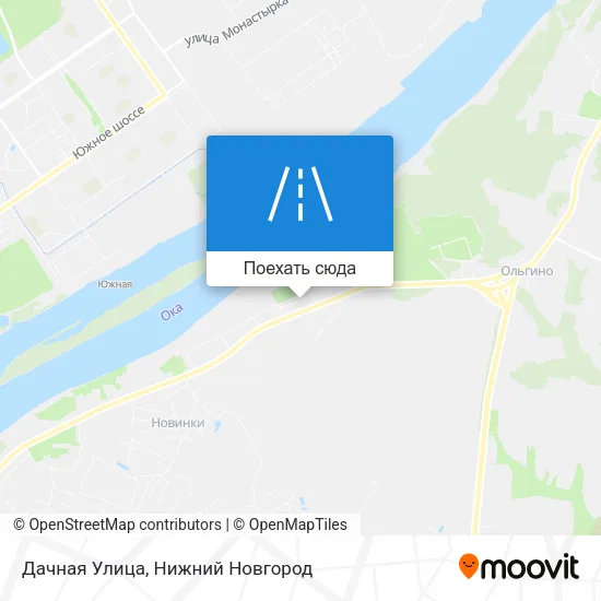 Карта Дачная Улица