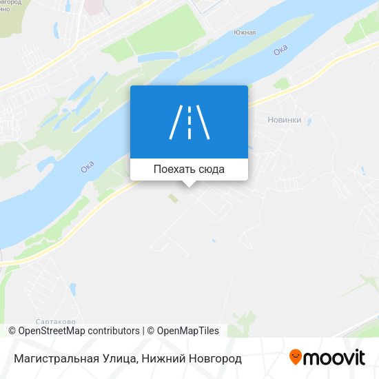Карта Магистральная Улица