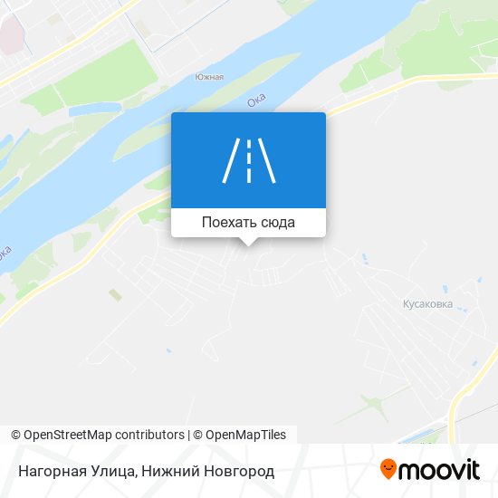 Карта Нагорная Улица