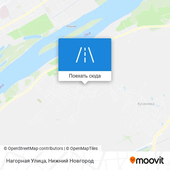 Карта Нагорная Улица