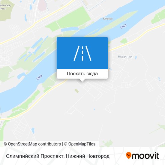 Карта Олимпийский Проспект