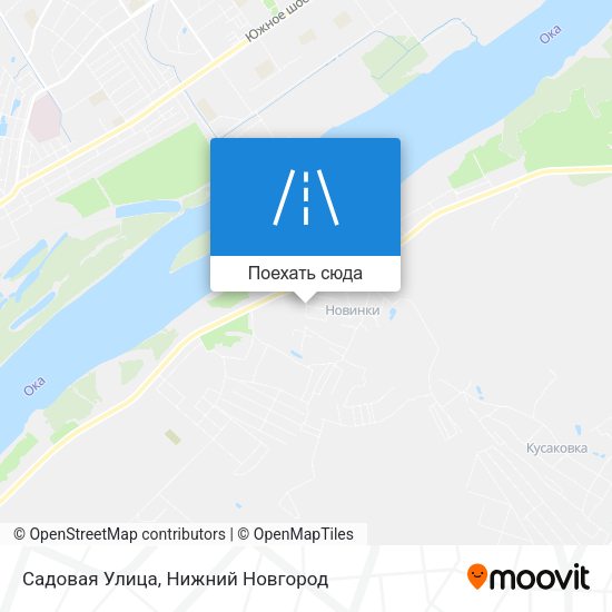 Карта Садовая Улица