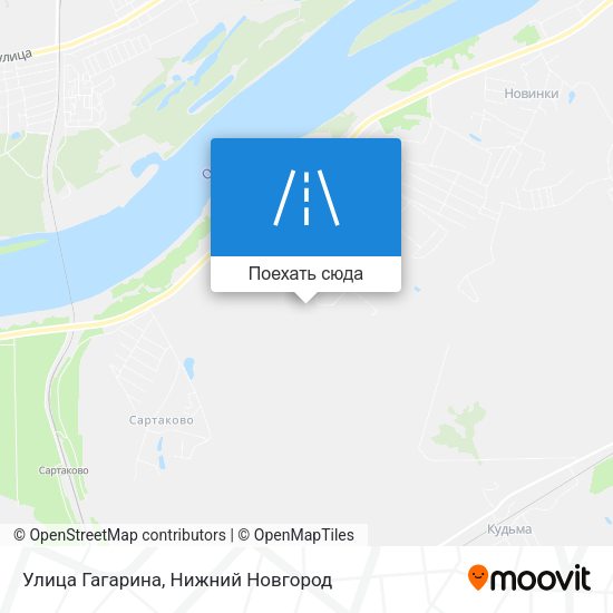 Карта Улица Гагарина