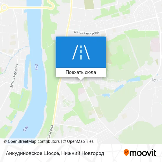 Карта Анкудиновское Шоссе