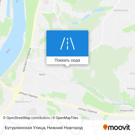 Карта Бутурлинская Улица