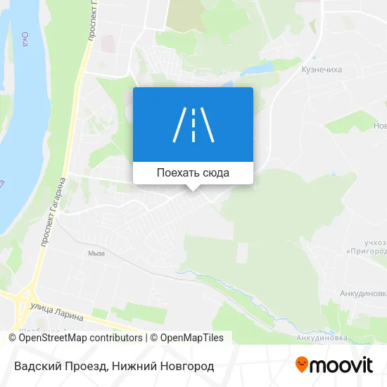 Карта Вадский Проезд