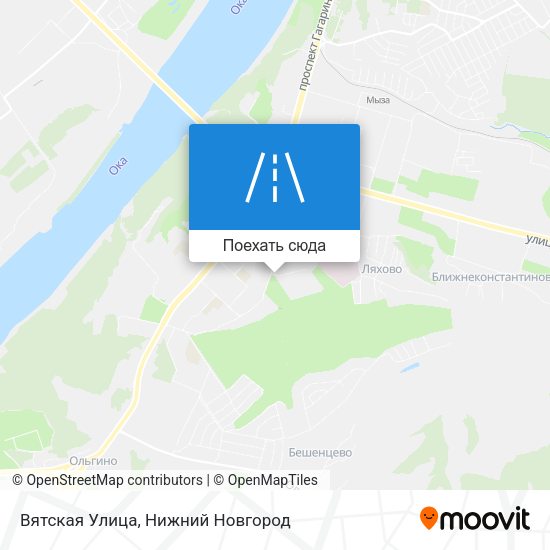 Карта Вятская Улица