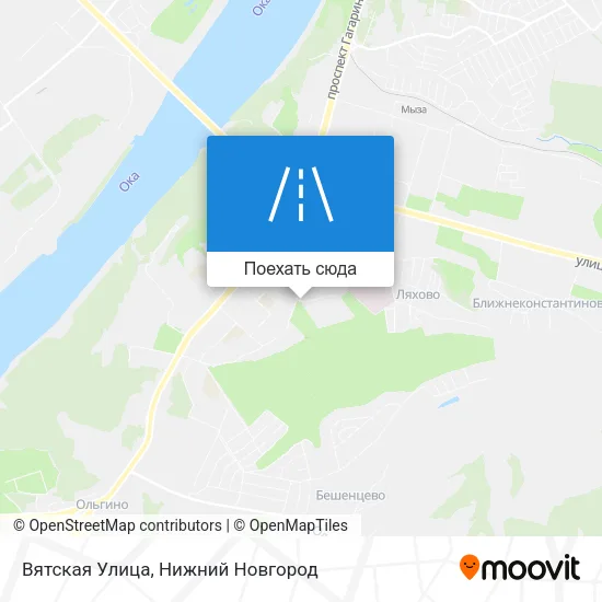 Карта Вятская Улица