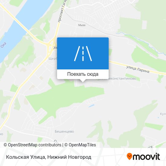 Карта Кольская Улица