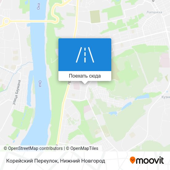 Карта Корейский Переулок