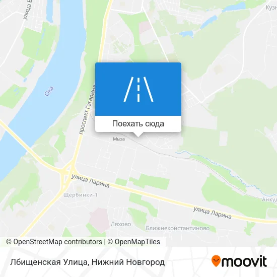 Карта Лбищенская Улица