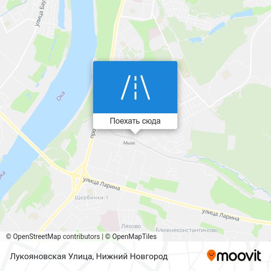Карта Лукояновская Улица