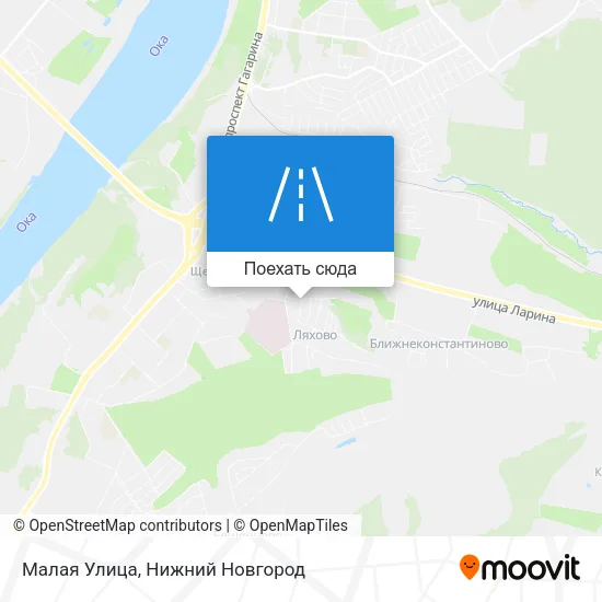 Карта Малая Улица