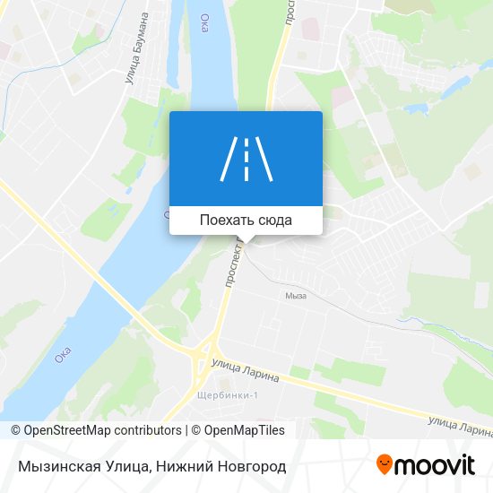 Карта Мызинская Улица
